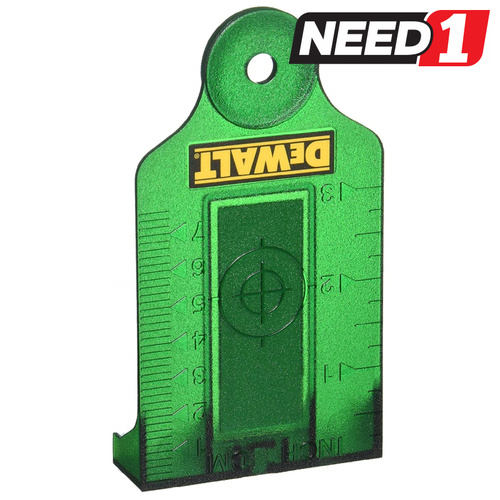 Green Laser Target Card