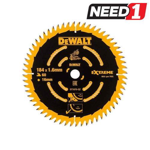 184mm Cordless Mitre Saw Blade