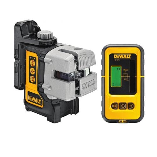 3 Way Self-Levelling Multi Line Laser with Detector