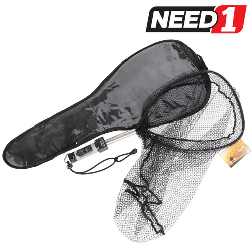 Fish Handling Net with 25kg Digital Grip Scale