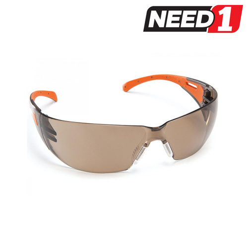 Safety Glasses - Eclipse Dark Brown Lens