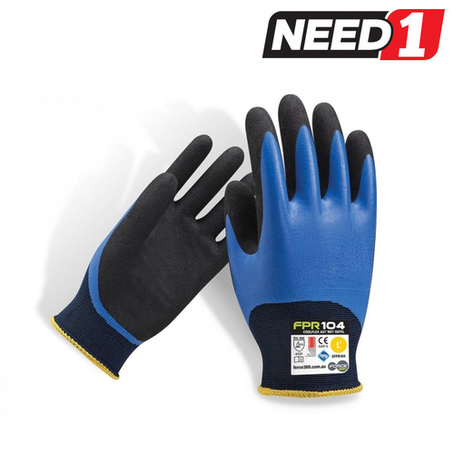 Wet Repel Safety Gloves - L