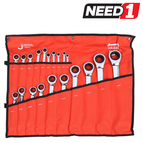 20pc Geared Combo-Spanner Set