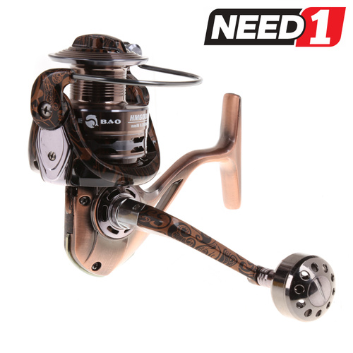 Full Metal Leopard Spinning Fishing Reel