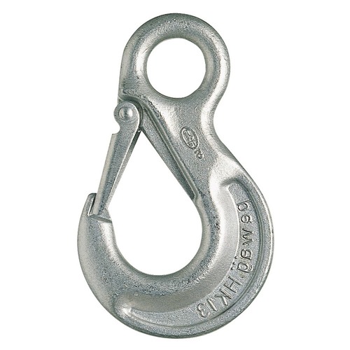 Stainless Steel Eye Sling Hook With Safety Latch