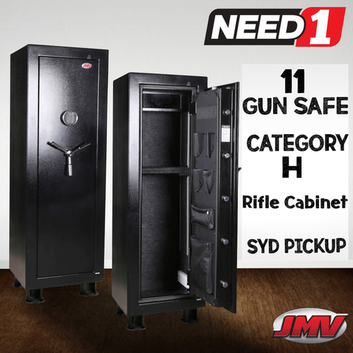11 Gun Category H Heavy Duty Rifle Cabinet Safe