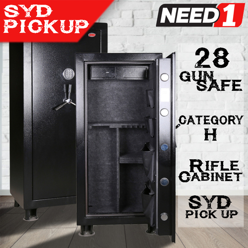 28 Gun Category H Heavy Duty Rifle Cabinet Safe