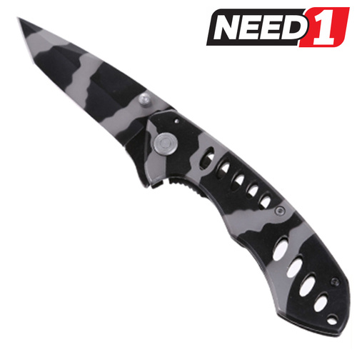 Para-Military Camo Folding Knife