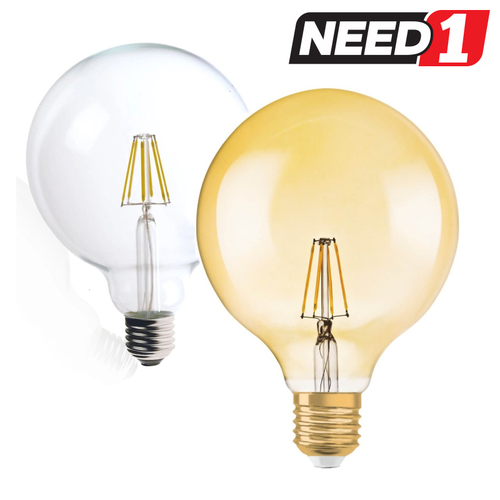LED 8W Dimmable Filament G125 E27 Globe Bulb Lamp