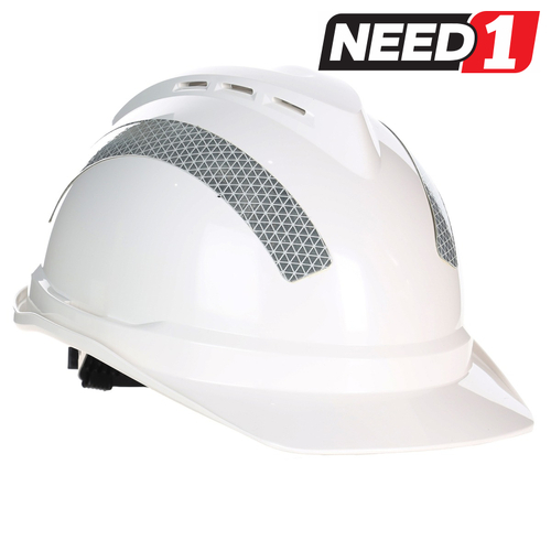 V-Gard 500 Hard Hat With Reflective Tape