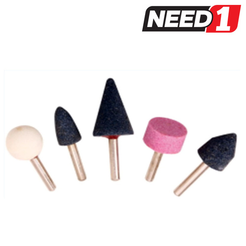 5pc Mounted Grinding Stone Set