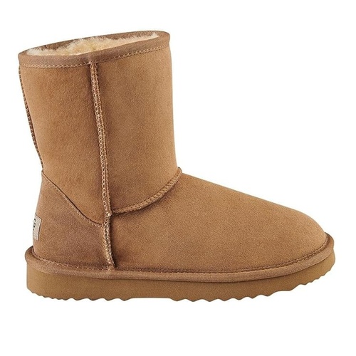 Unisex Premium Double Face Sheepskin Short Classic Boot