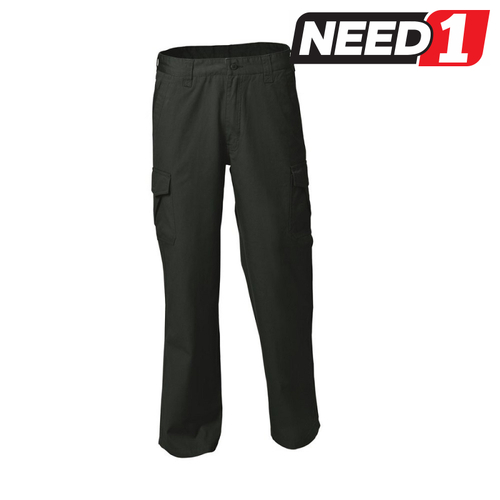 Men's Midweight Canvas Cargo Work Pants