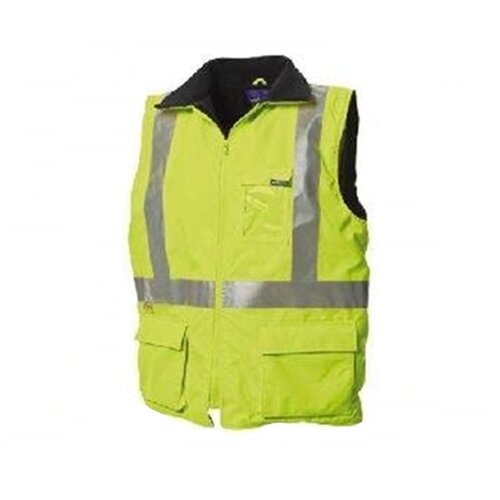 Men's Hi-Vis Boston Safety Vest with Reflective Tape