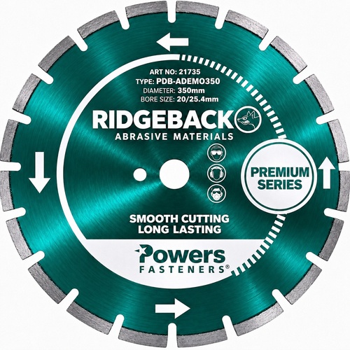 350mm Premium Series Diamond Segmented Abrasive Blade