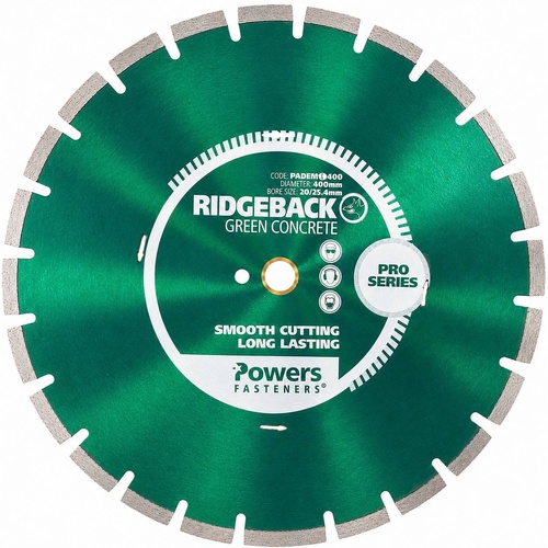 400mm Pro Series Diamond Segmented Abrasive Blade