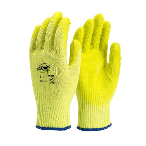 12 pairs x Talon Coated Hi-Vis Gloves