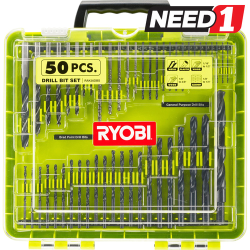 50pc Mixed Drilling Set