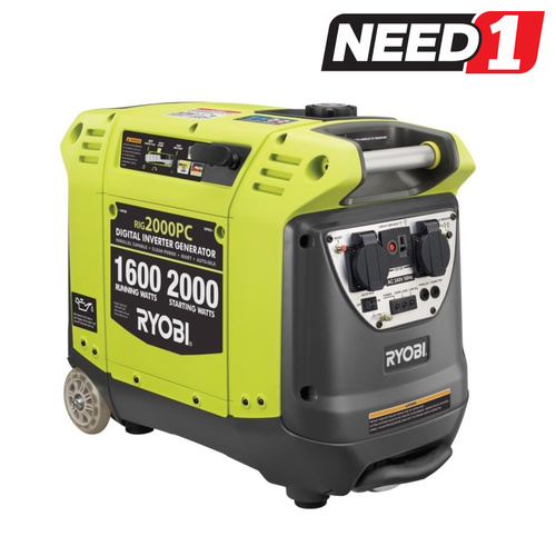 RYOBI 2000W Digital Inverter Generator 4-Stroke Petrol