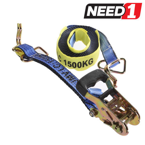 Ratchet Strap Tie-Down Assembly