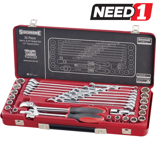 35pc Socket / Spanner Set
