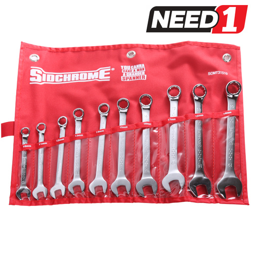 10 Piece Metric Spanner Set