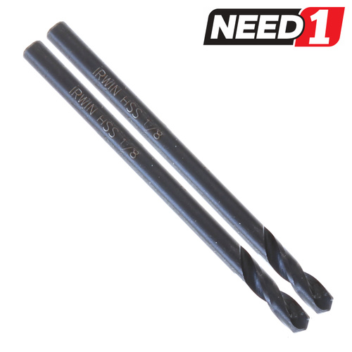 20 x Packs of 2 Single Ended Rivet Drill Bits 1/8ins,(for 3.0mm Rivets)