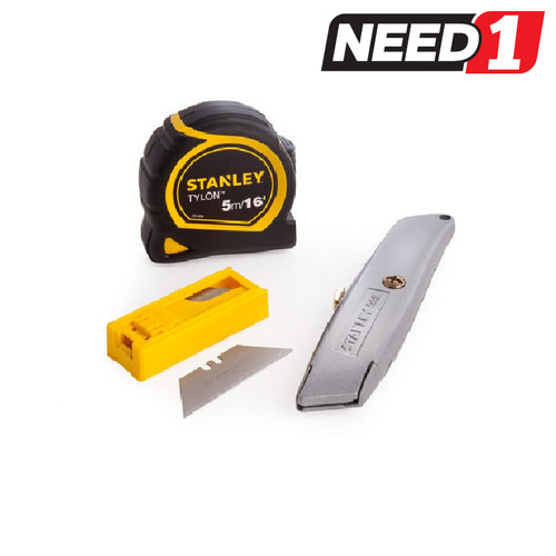 Knife Blades and Tape Measure Triple Promo Pack