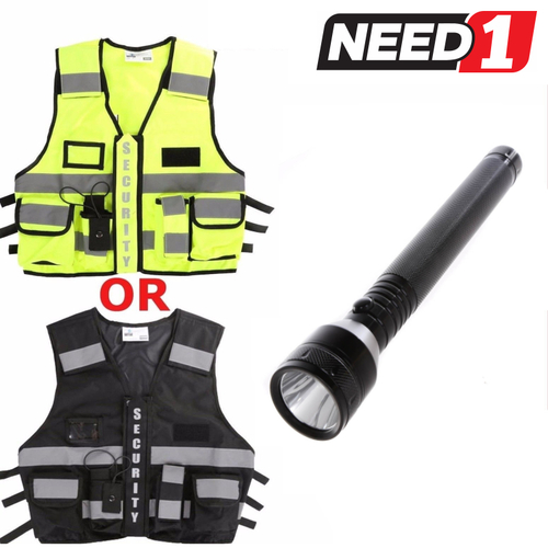Security Vest + Security Torch Combo