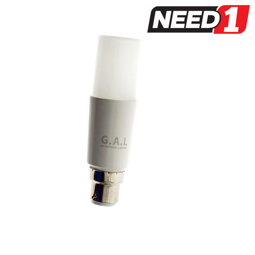 9W T37 LED B22 Globes Bulbs Lamps 240V Warm White 3000K 720Lm
