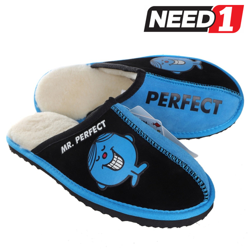 Unisex Scuff Slippers, Mr. Perfect