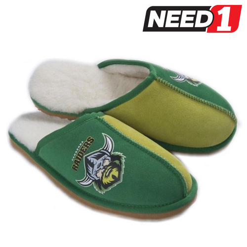 Unisex NRL Scuff Slippers, Canberra Raiders