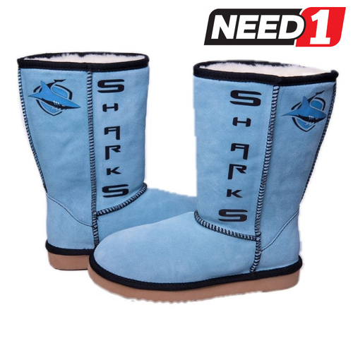 TEAM UGGS Unisex NRL Ugg Boots Cronulla Sharks need1