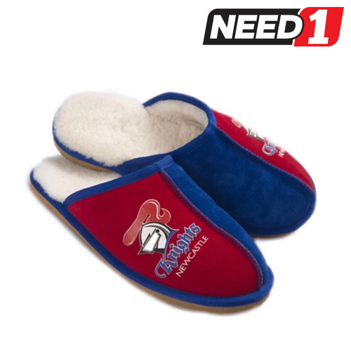 Unisex NRL Scuff Slippers, Newcastle Knight
