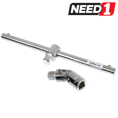 1/2" Drive Universal Joint & Sliding T-Bar