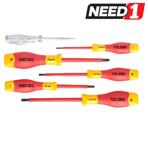 6pc VDE Screwdriver Set