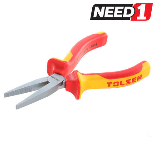 160mm VDE Insulated Flat Nose Pliers