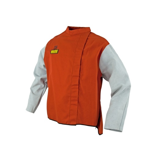 Men's Proban Welding Jacket With Chrome Leather Sleeves