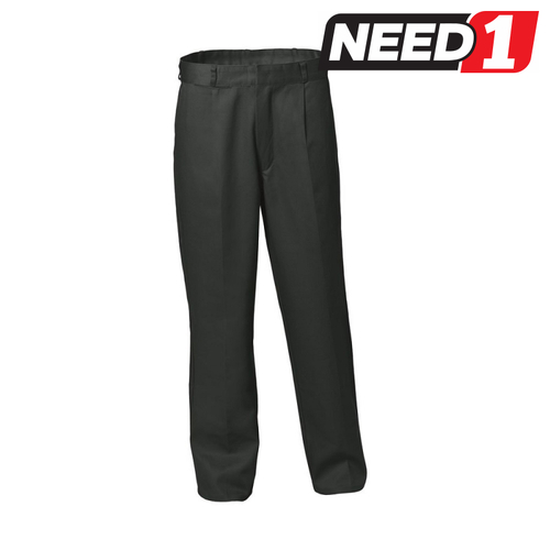 Men's Classic Pleat Front Drill Work Pants