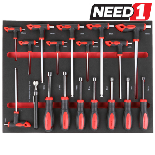 18pc T-Handle & Nut Driver Set