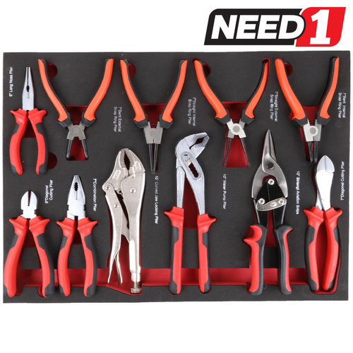 Insert Drawer 11pc Plier Set