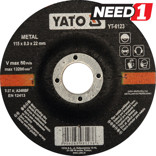 10 x Metal Grinding Discs