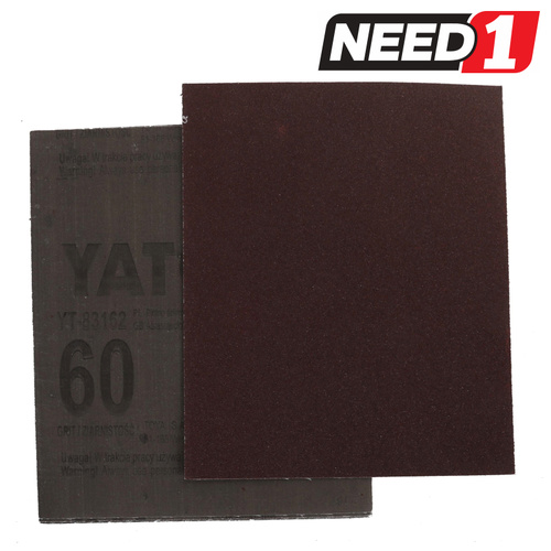 50 x  Sanding Sheets 230 x280mm | Grit 60-240 | Aluminium Oxide | Semi-resin
