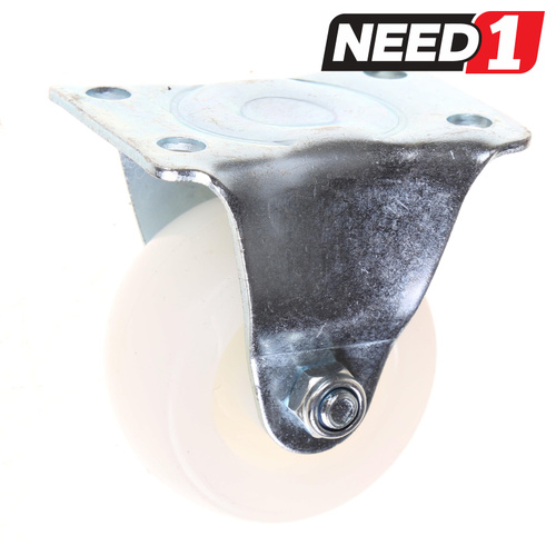 4 x 2" Fixed Plate Castor Wheels