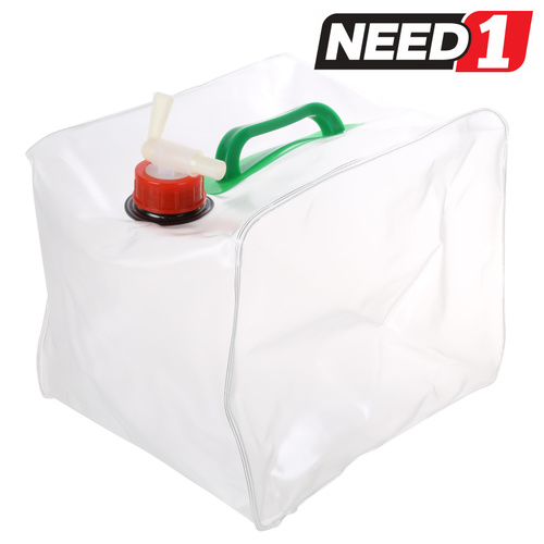 Collapsible Camping Water Container | 10L or 20L | Screw Cap With On-Off Tap | Available in Bulk