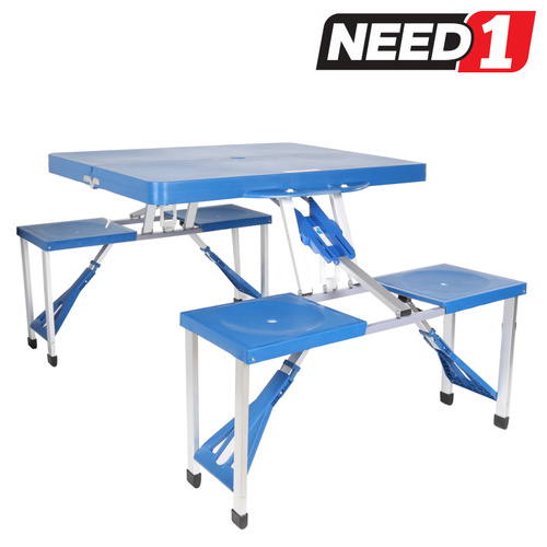Portable Picnic Table with 4 Seats