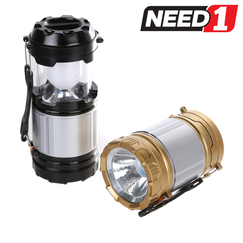 (2 Pack) LED Camping Lanterns - Extendable with Emergency Light
