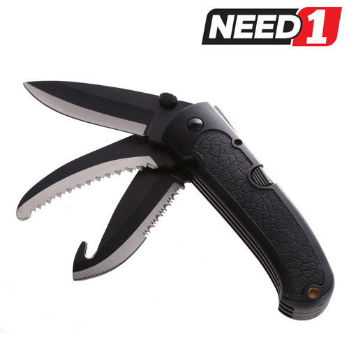 Tri-Blade Lock Knife