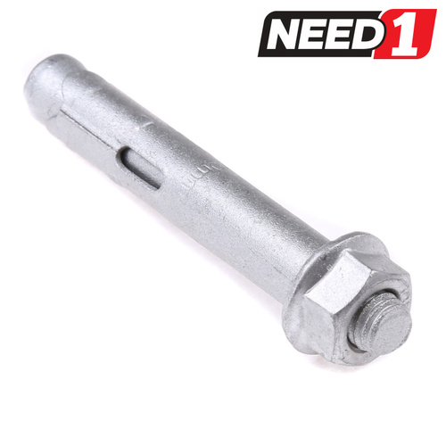 100 x Galvanised Sleeve Anchors